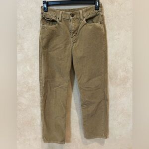 Men's Levi Tan Corduroy Pants 28x30